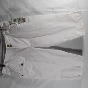 NWT CHARTER CLUB Bright White shorts Sz 8Petite